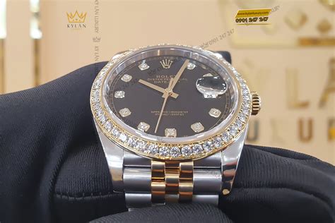 rolex datejust vành đồng hồ kim cương|dây đeo Datejust.